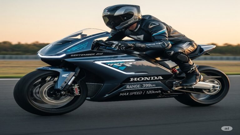 होंडा Electric Bike: 399KM रेंज, 120KM स्पीड – 2 सितंबर को भारत में लॉन्च