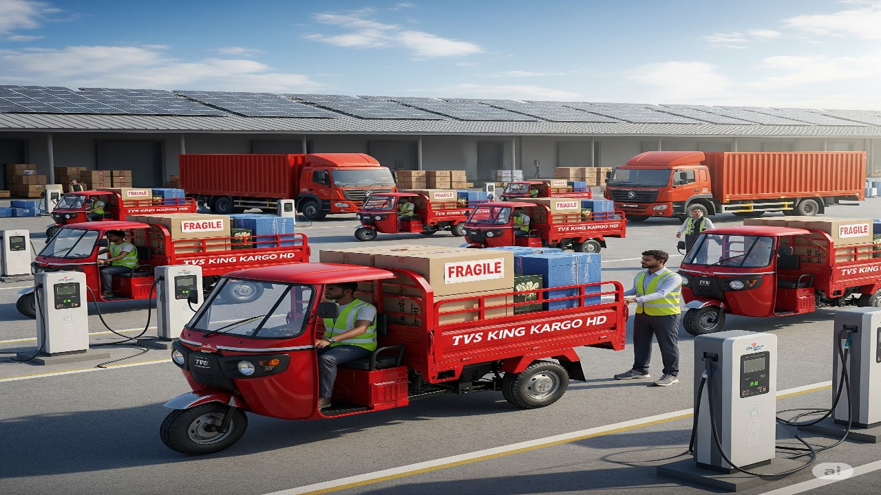टीवीएस King Kargo HD: TVS King Kargo HD l भारत के कार्गो मार्केट की नई इलेक्ट्रिक क्रांति