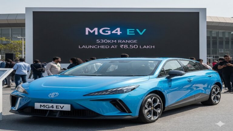 नई MG4 EV: 530Km रेंज के साथ लॉन्च, सिर्फ ₹8.50 लाख | MG4 EV Launched With 530Km Range Just ₹8.50 Lakh