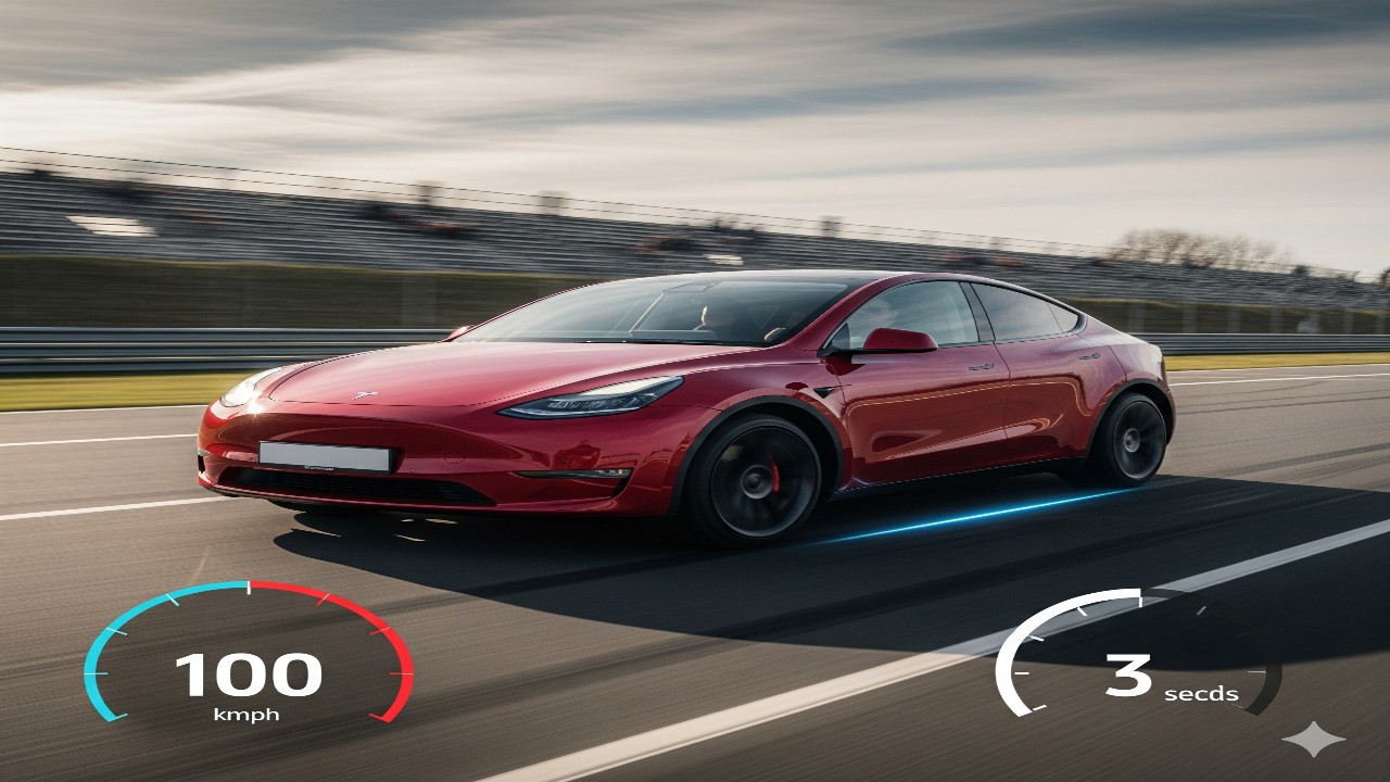 Tesla Model Y Performance: 3 सेकंड में 100 Kmph – दमदार Electric SUV | Tesla Model Y Performance: 0-100 Kmph in 3 Seconds, Powerful Electric SUV