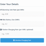 Charging Cost Estimator