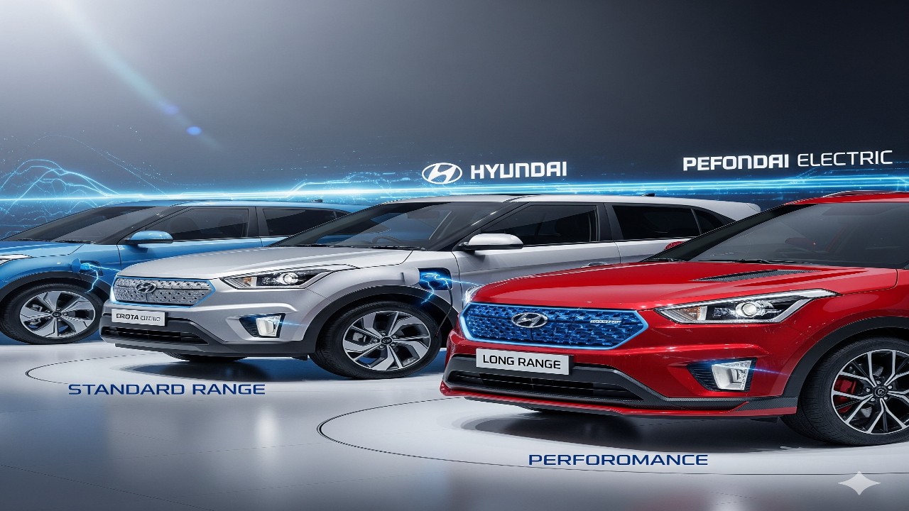 हुंडई क्रेटा इलेक्ट्रिक - Hyundai Creta Electric: तीन नए वेरिएंट के साथ बाजार में धूम