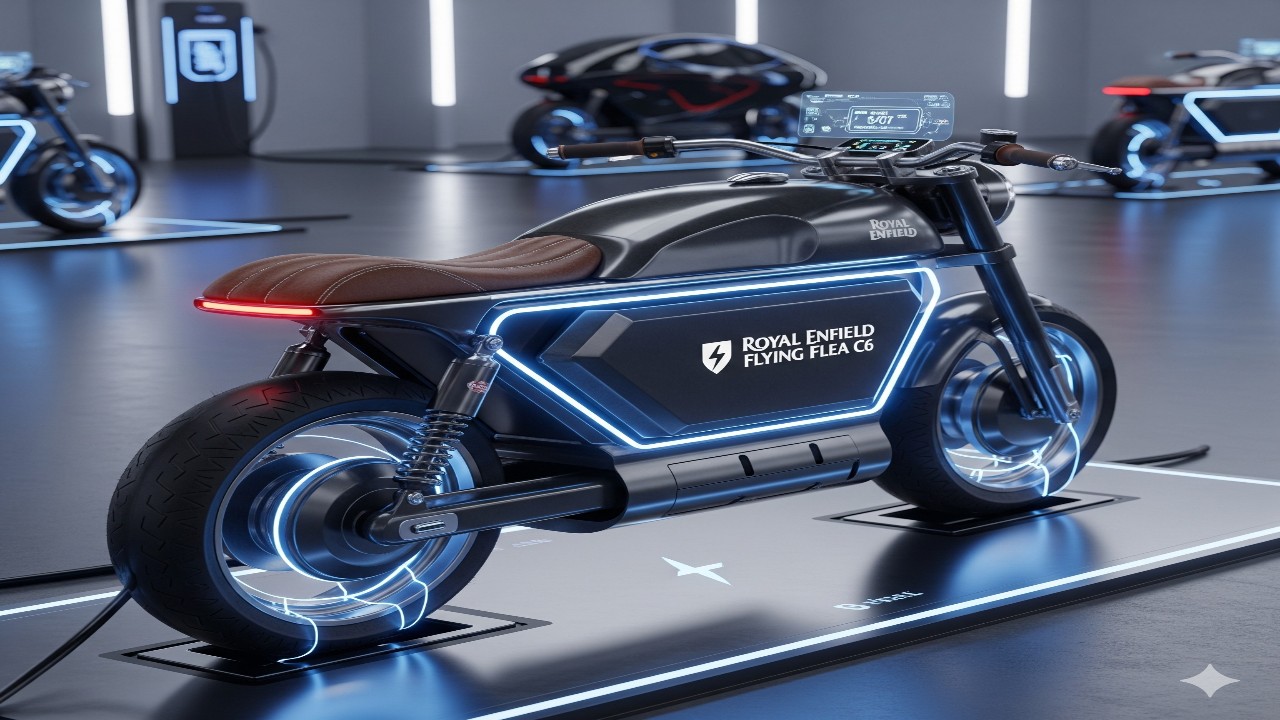 रॉयल एनफील्ड Flying Flea C6: Electric Bike ने लॉन्च से पहले ही बनाया तहलका l Royal Enfield Flying Flea C6 – Future Electric Revolution