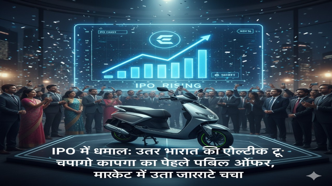 IPO में धमाल: उत्तर भारत की इलेक्ट्रिक टू-व्हीलर कंपनी का पहला पब्लिक ऑफर, मार्केट में उठा जोरदार चर्चा