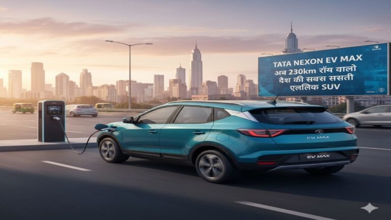 टाटा नेक्सॉन EV Max: अब 230km रेंज वाली देश की सबसे सस्ती इलेक्ट्रिक SUV | Tata Nexon EV Max