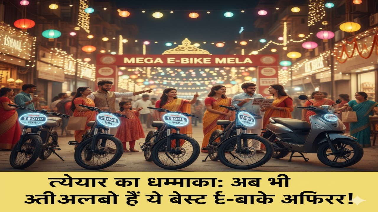 त्योहार का धमाका: अब भी उपलब्ध हैं ये बेस्ट ई-बाइक ऑफर्स!
