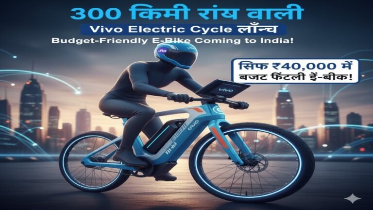 300 किमी रेंज वाली Vivo Electric Cycle लॉन्च – बजट फ्रेंडली ई-बाइक इंडिया में आ रही है!”