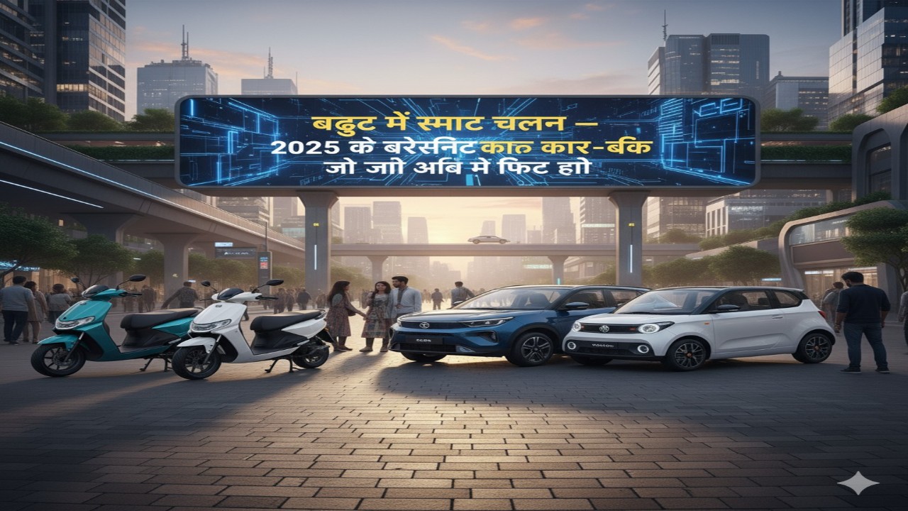 „बजट में स्मार्ट चलन – 2025 के भरोसेमंद इलेक्ट्रिक कार-बाइक जो आपकी जेब में फिट हों“
