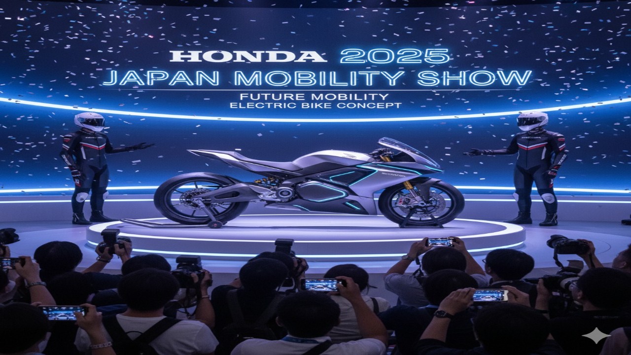 🚀 देखिए कैसे Honda ने 2025 के “Japan Mobility Show 2025” में पेश की नई Electric Bike Concept — तैयार हो जाएं भाविष्य की सवारी के लिए!
