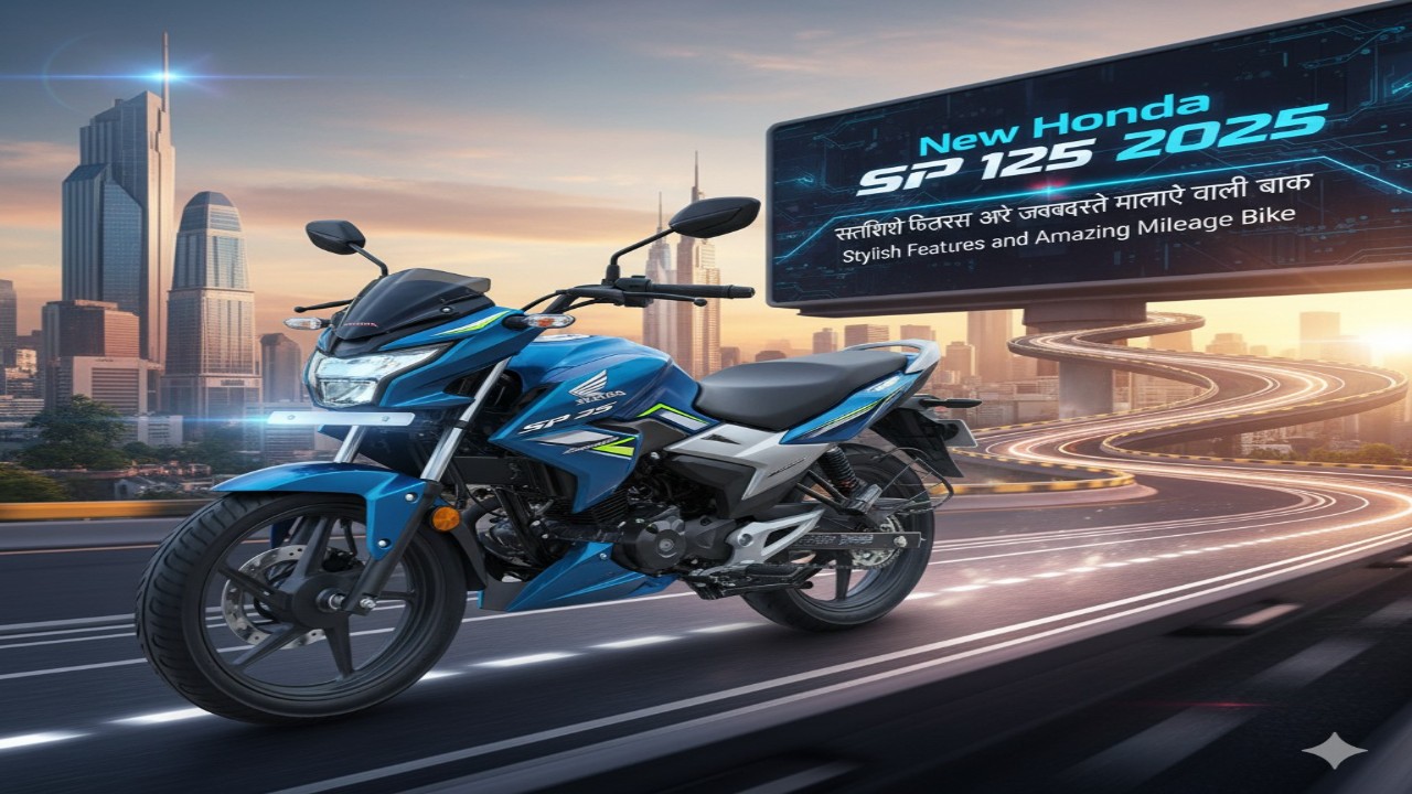 New Honda SP 125 2025: स्टाइलिश फीचर्स और जबरदस्त माइलेज वाली बाइक