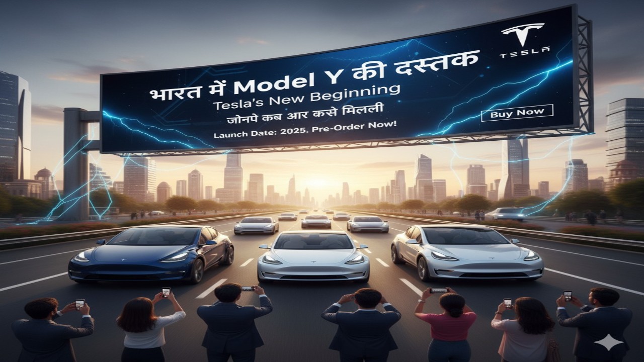 भारत में Model Y की दस्तक: Tesla की नई शुरुआत, जानिए कब और कैसे मिलेगी लॉन्च + Buy