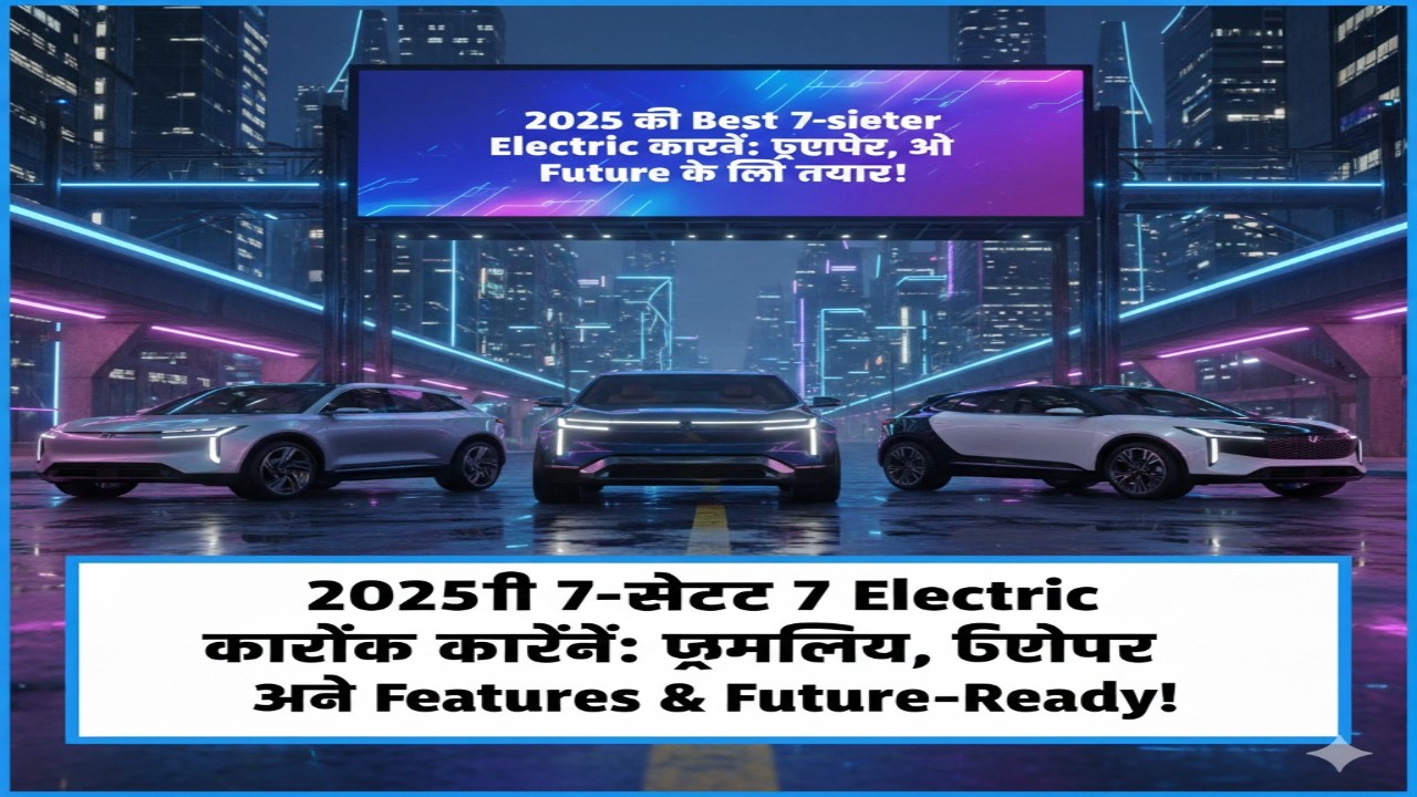 “2025 की बेस्ट 7-सीटर इलेक्ट्रिक कारें: फैमिली, फीचर और Future के लिए तैयार!”