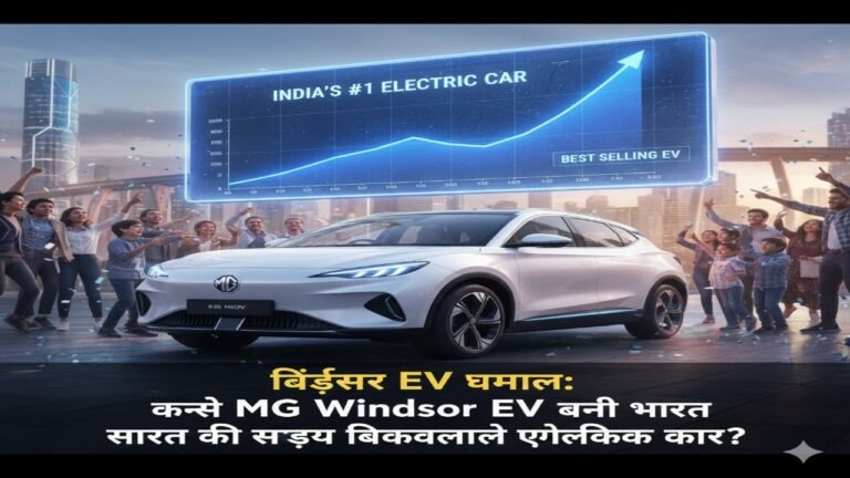 “विंडसर EV धमाल: कैसे MG Windsor EV बनी भारत की सबसे ज्यादा बिकने वाली इलेक्ट्रिक कार?”