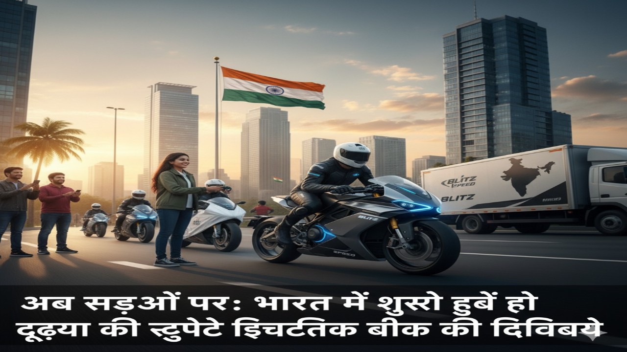अब सड़कों पर: भारत में शुरू हुई दुनिया की पहली रडार-युक्त इलेक्ट्रिक बाइक की डिलीवरी”