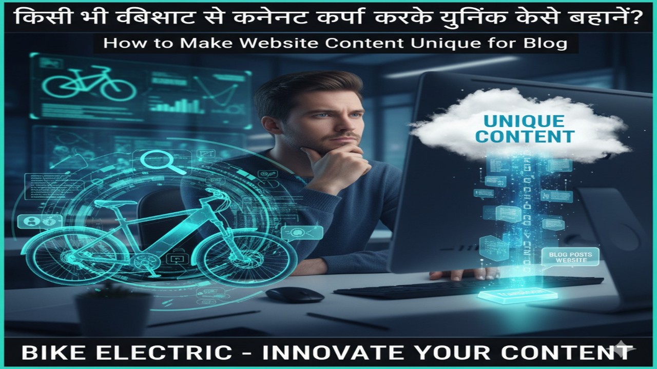 किसी भी वेबसाइट से कंटेंट कॉपी करके यूनिक कैसे बनाएं? | How to Make Website Content Unique for Blog – Bike Electric