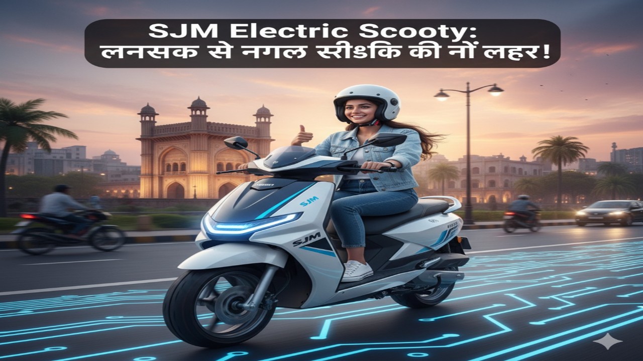 SJM Electric Scooty: लखनऊ से निकल रही इलेक्ट्रिक बाइक की नई लहर!