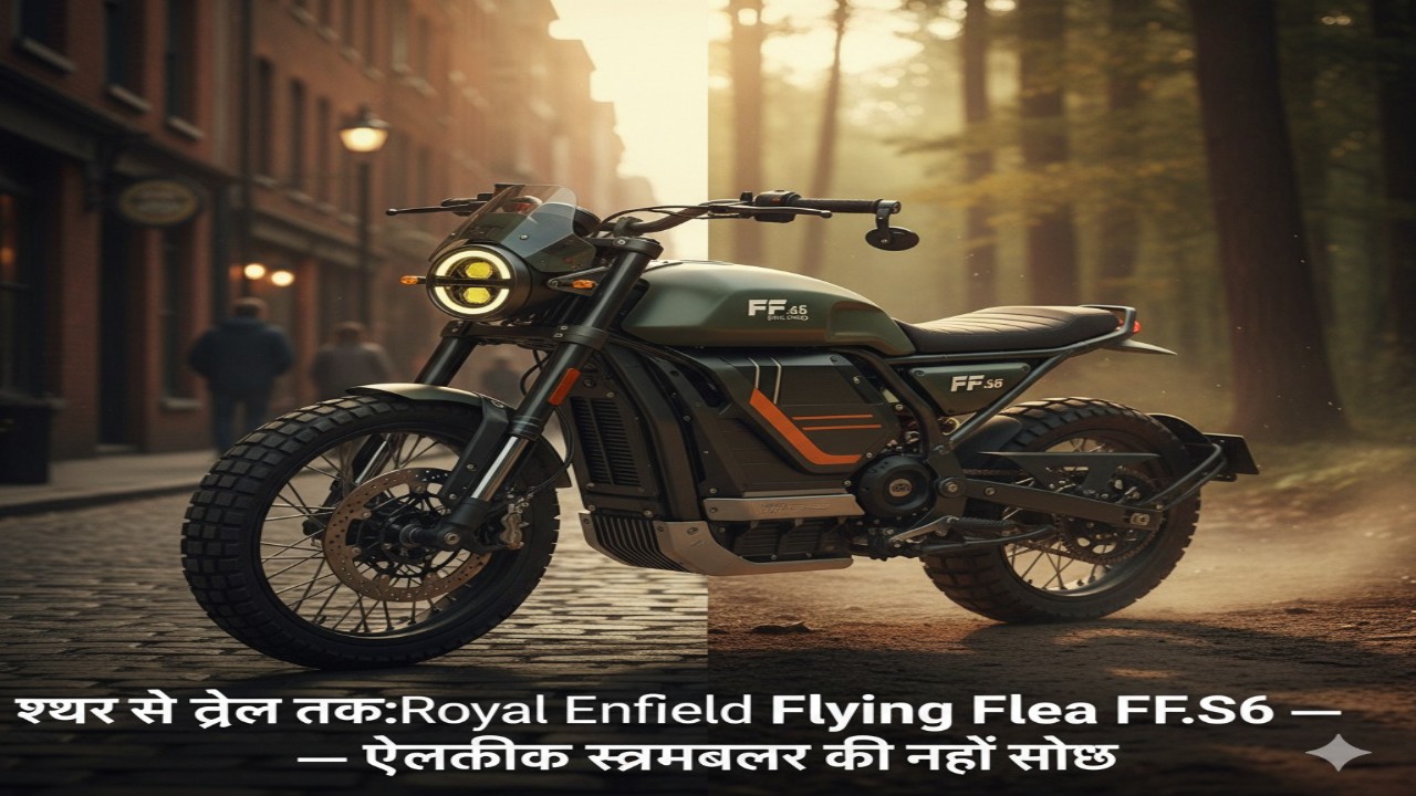 शहर से ट्रेल तक: Royal Enfield Flying Flea FF.S6 — इलेक्ट्रिक स्क्रम्बलर की नई सोच