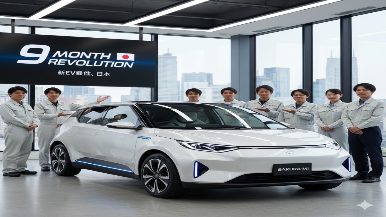 9 महीनों में बनी इलेक्ट्रिक कार! जापान में आई नई EV क्रांति