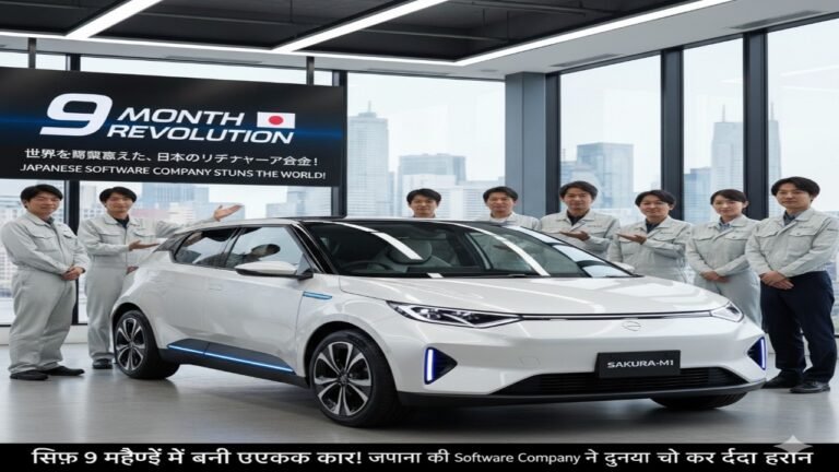 सिर्फ 9 महीनों में बनी इलेक्ट्रिक कार! जापान की Software Company ने दुनिया को कर दिया हैरान