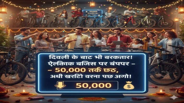दिवाली के बाद भी बरकरार! इलेक्ट्रिक बाइक्स पर बंपर डिस्काउंट – 50,000 तक की छूट, अभी खरीदो वरना पछताओगे!