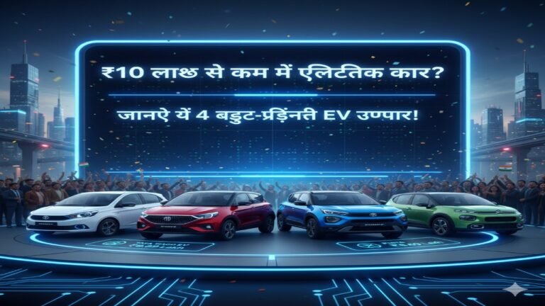 “₹10 लाख से कम में इलेक्ट्रिक कार? जानिए ये 4 बजट-फ्रेंडली EV उपचार!