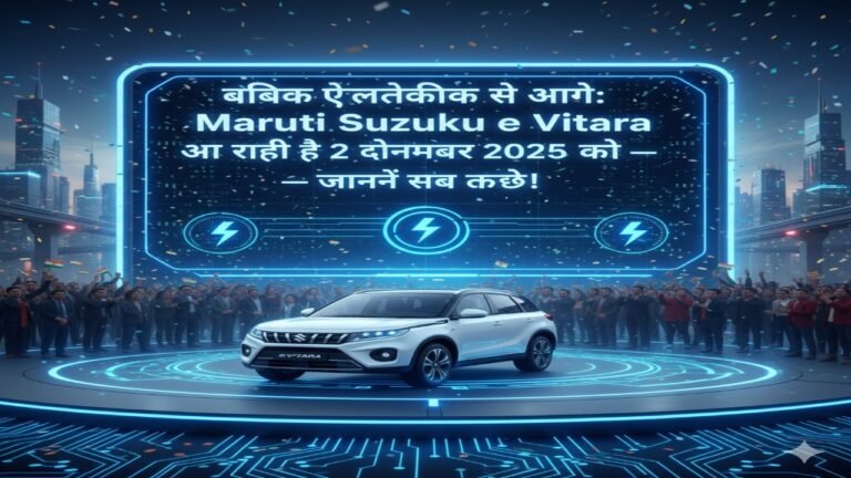 Bike Electric से आगे: Maruti Suzuki e Vitara आ रही है 2 दिसंबर 2025 को — जानें सब कुछ!