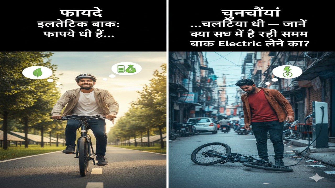 “इलेक्ट्रिक बाइक: फायदे भी हैं, चुनौतियाँ भी — जानें क्या सच में है सही समय बाइक Electric लेने का?”