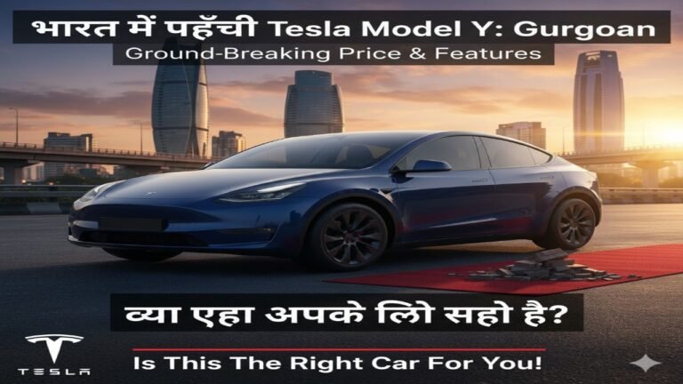 “भारत में पहुँची Tesla Model Y: Gurgaon-ग्राउंड ब्रेकिंग कीमत और फीचर्स जानें — क्या यह आपके लिए सही तय है?”