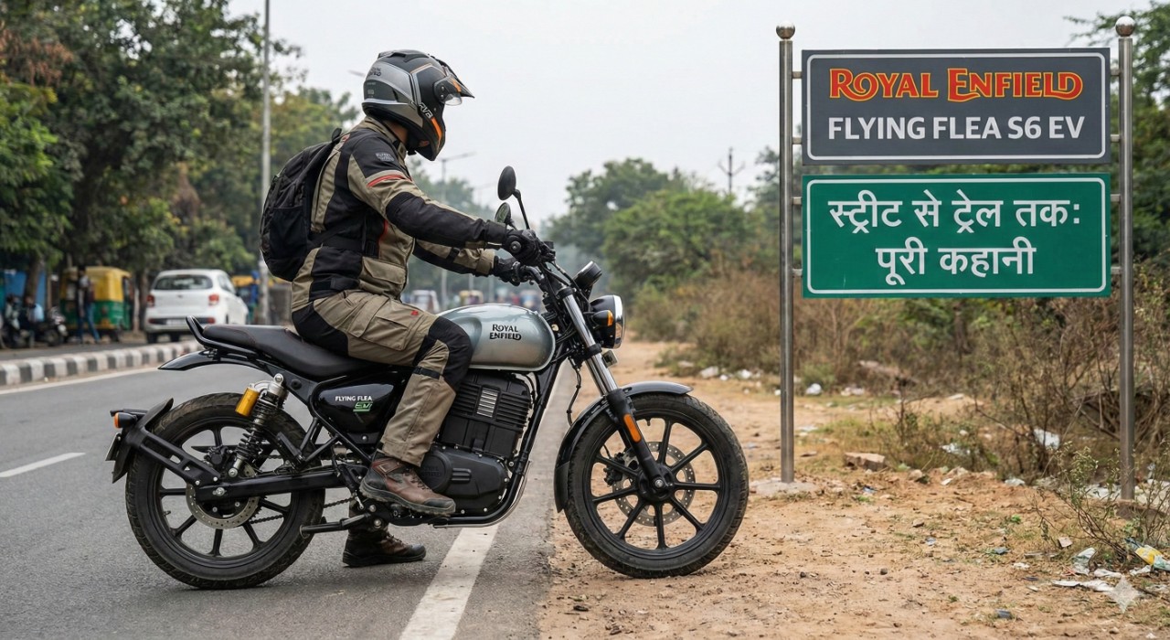 स्ट्रीट से ट्रेल तक: जानिए Royal Enfield Flying Flea S6 EV बाइक की पूरी कहानी