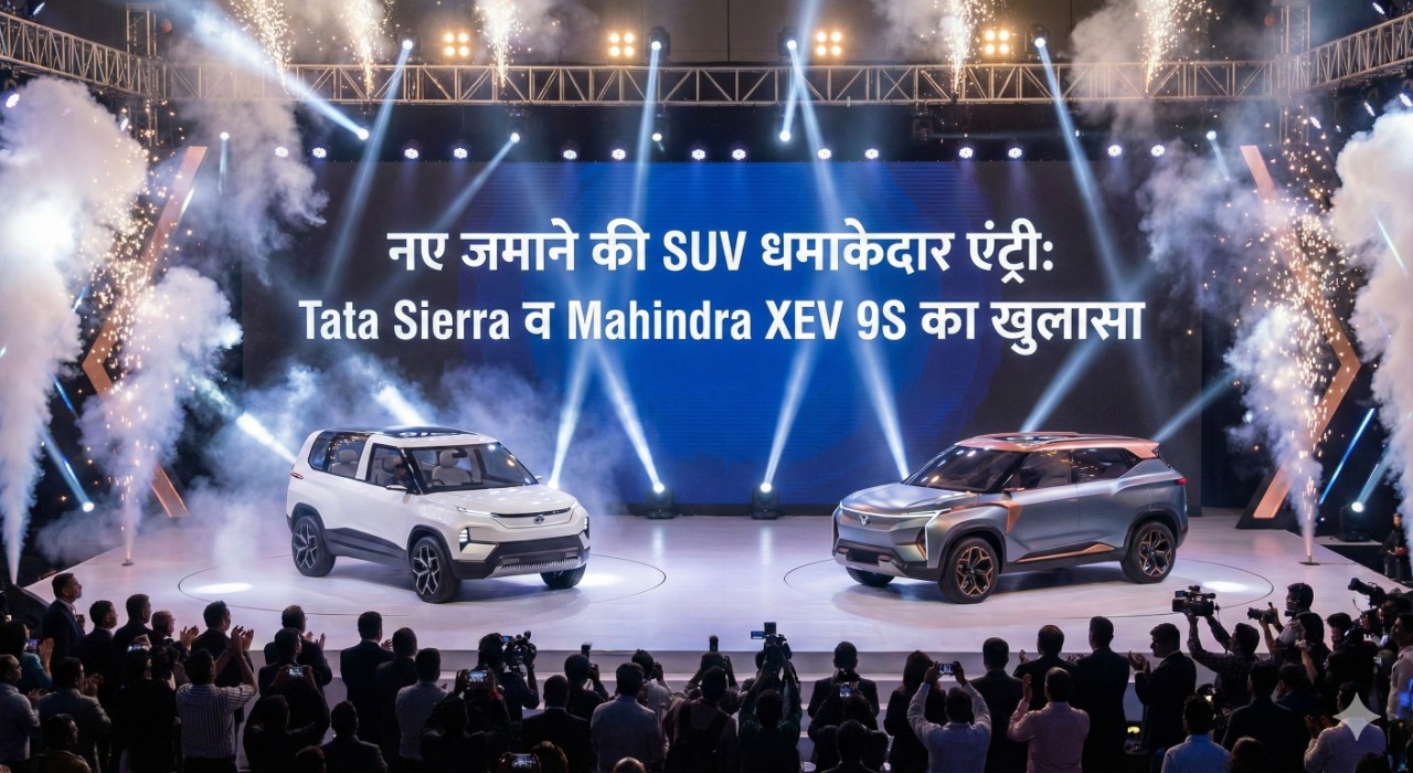नए जमाने की SUV धमाकेदार एंट्री: Tata Sierra व Mahindra XEV 9S-का खुलासा