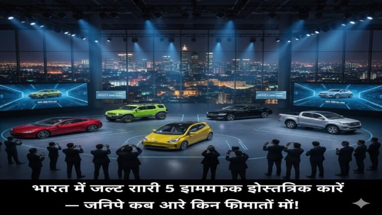 “भारत में जल्द आ रही 5 धमाकेदार इलेक्ट्रिक कारें — जानिए कब और किन कीमतों में!”