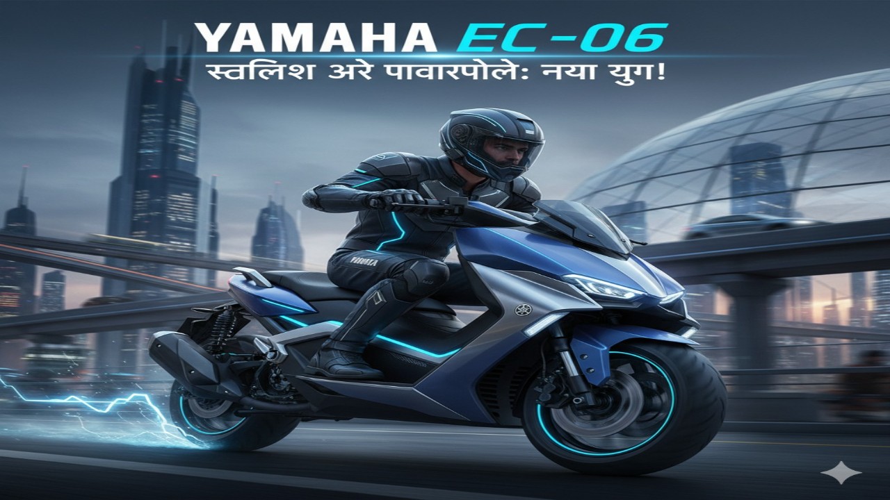 स्टाइलिश और पावरफुल: Yamaha EC-06 इलेक्ट्रिक स्कूटर के साथ आने वाला है नया युग!