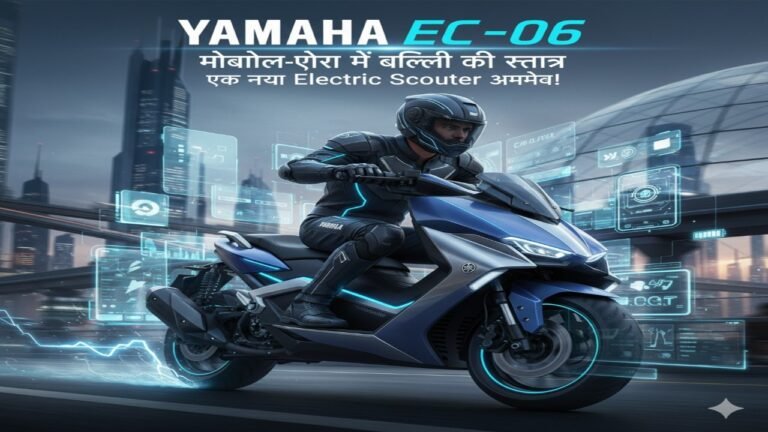 मोबाइल-एरा में बिजली की रफ्तार: Yamaha EC-06 – एक नया Electric Scooter अनुभव!”